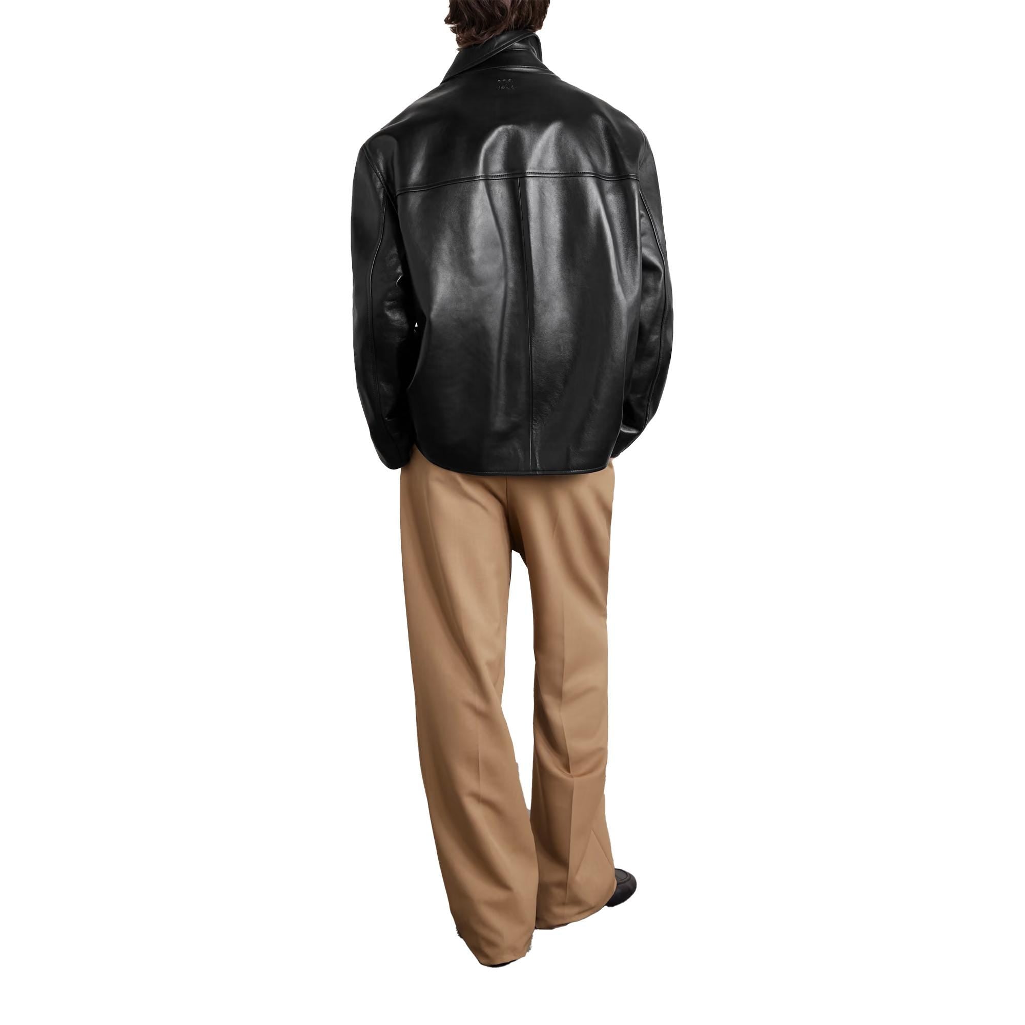 Mens Motorcycle Biker Leather Jacket Vintage Streetwear Moto Western Cowboy Riding Jackets