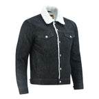 Retro Blue Jean Coat Men's Fur Lined Denim Jacket | Streetwear Vintage Outerwear