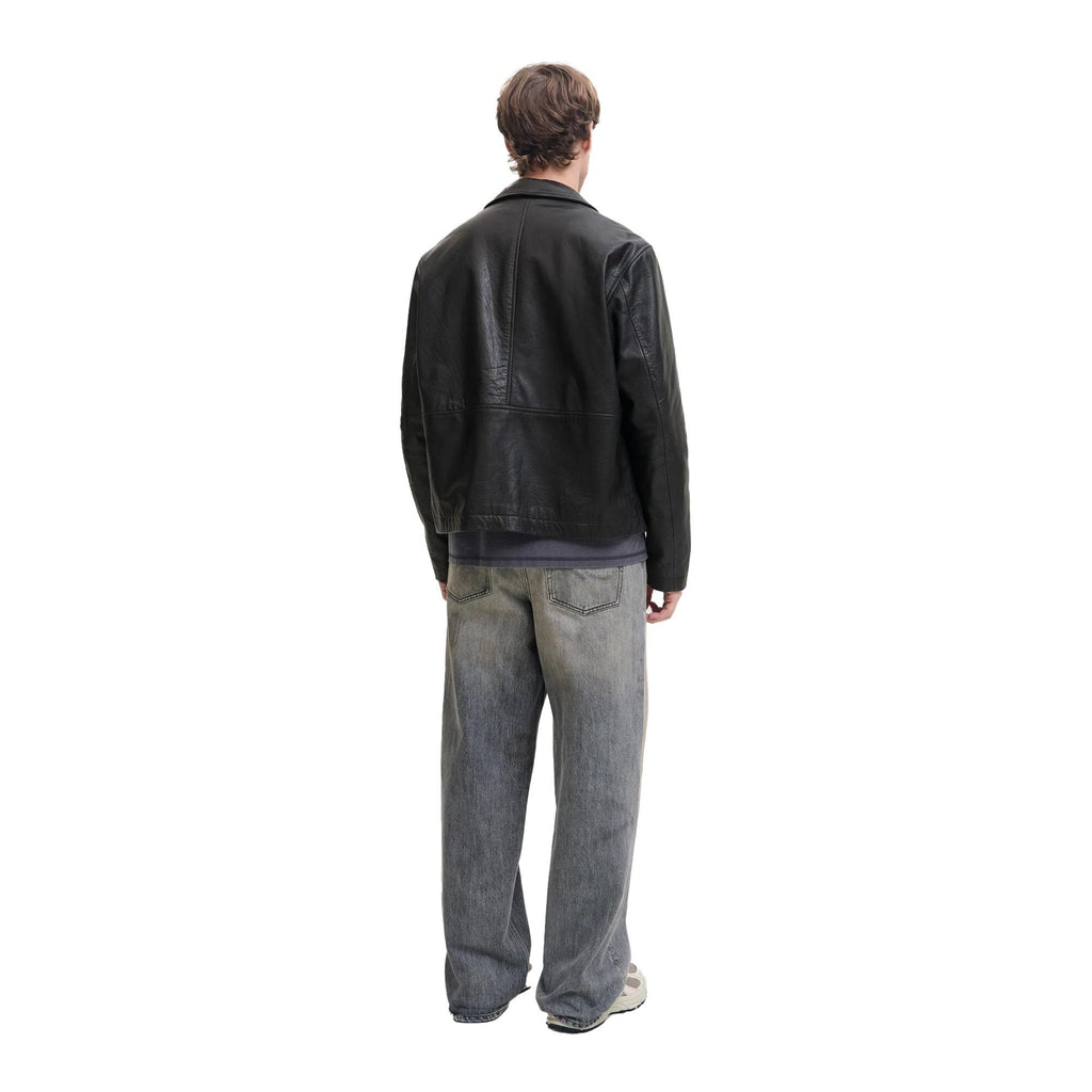Classic Black Leather Jacket Men Streetwear Fashion Biker Style Jackets For Men