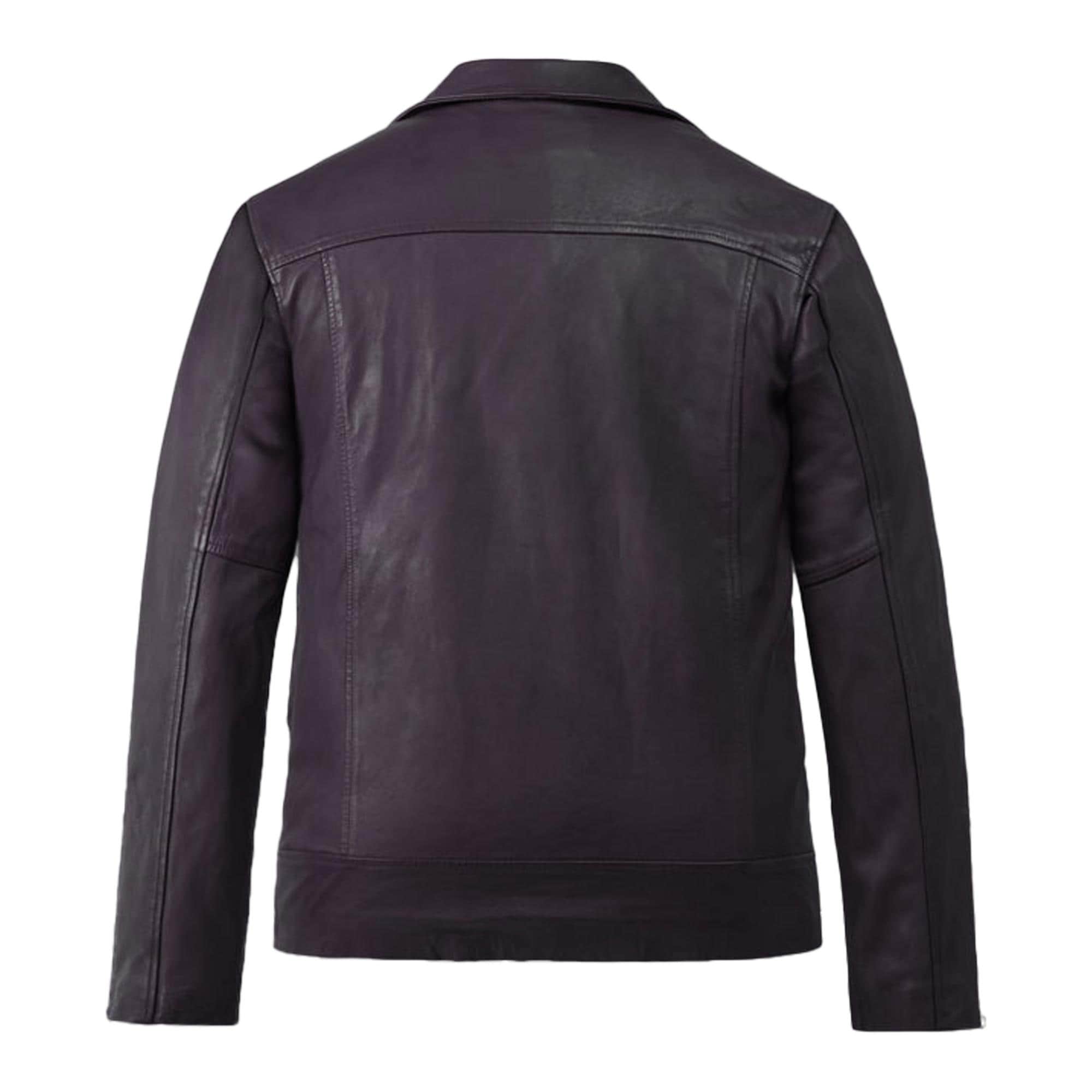 Premium Leather Jacket Men's Classic Trucker Style Soft Coat Unique Fashion Gift for Him Western Leather Shirt