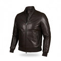 Men’s Motorcycle Biker Leather Jacket Classic Moto Riding Real Leathers Office Work Wear Jacket For Men