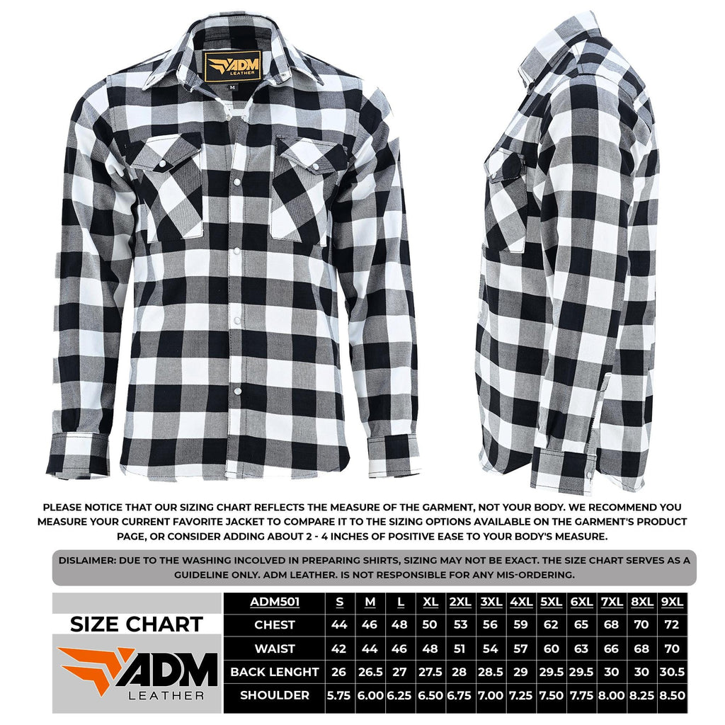 Men's Kevlar Flannel Shirt Armored Plaid Biker Riding Gear | CE-Approved Safety Jacket