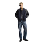Leather Varsity Jacket Biker Style Baseball Style School Uniform Unisex Streetwear Jackets For Mens