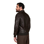 Men’s Motorcycle Biker Leather Jacket Classic Moto Riding Real Leathers Office Work Wear Jacket For Men