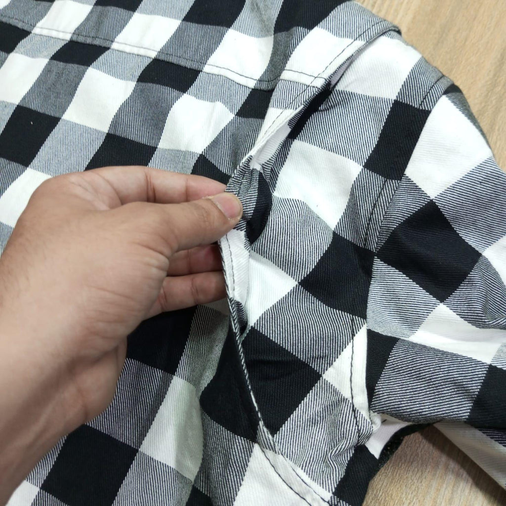 Men's Kevlar Flannel Shirt Armored Plaid Biker Riding Gear | CE-Approved Safety Jacket