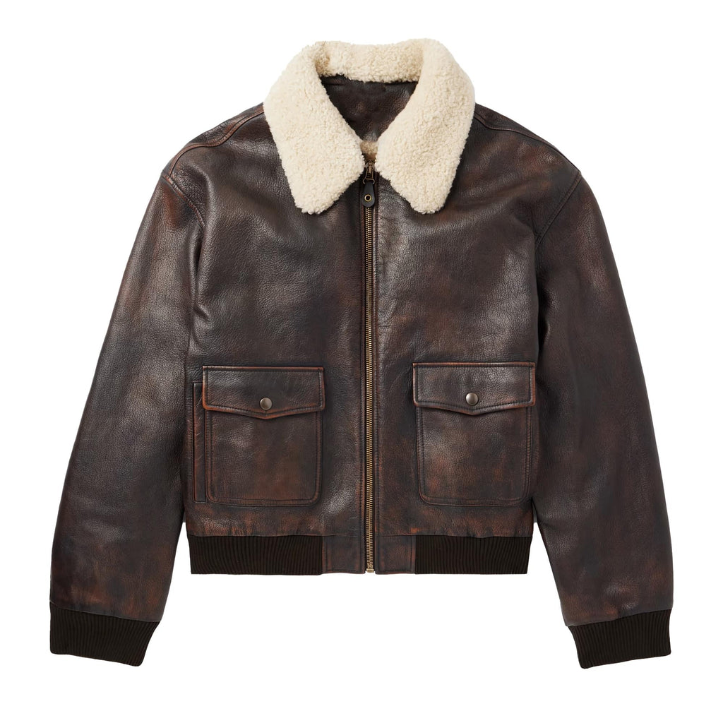 Men Leather Jacket Motorcycle Biker Style Western Cowboy Riding Jacket Classic Casual Warm Winter Coat