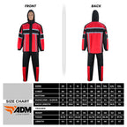 Waterproof Motorcycle Rain Suit: Lightweight Polyester Hooded Jacket & Trousers