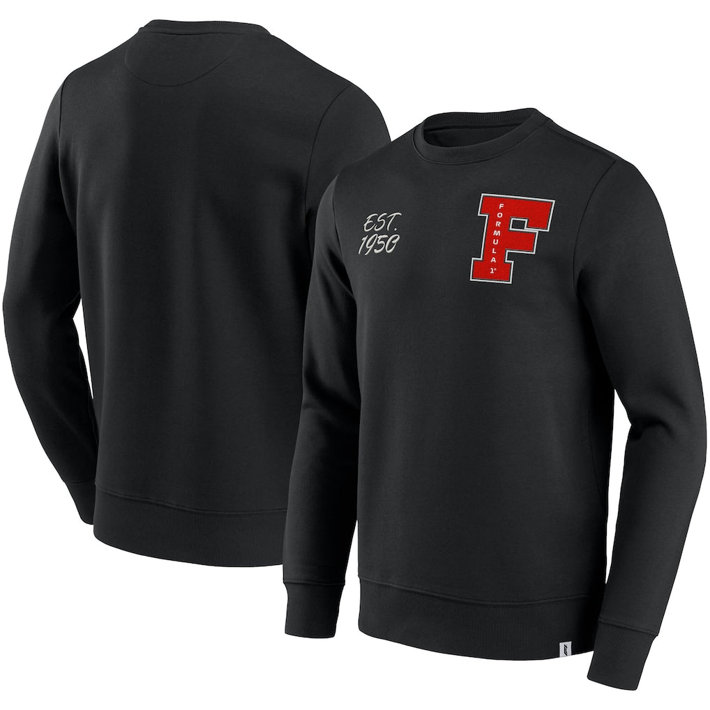 Formula 1 Campus Icons Graphic Crew Sweatshirt - Black