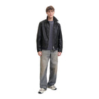 Classic Black Leather Jacket Men Streetwear Fashion Biker Style Jackets For Men