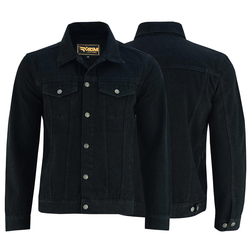 Men's Sherpa Lined Denim Jacket Classic Vintage Jean Coat | Warm Winter Streetwear