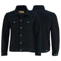 Men's Sherpa Lined Denim Jacket Classic Vintage Jean Coat | Warm Winter Streetwear