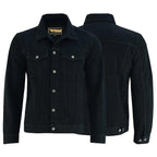 Men's Sherpa Lined Denim Jacket Classic Vintage Jean Coat | Warm Winter Streetwear