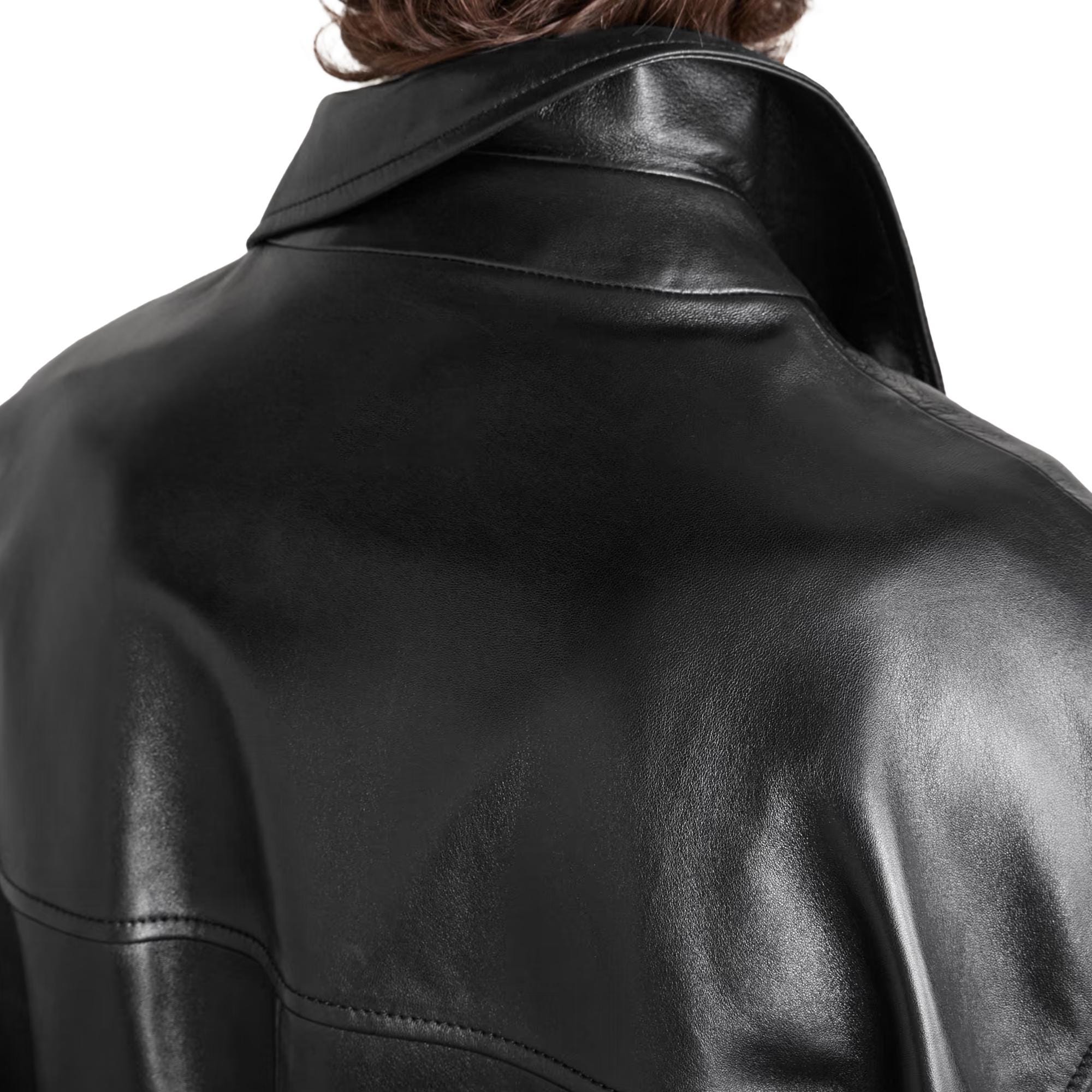 Mens Motorcycle Biker Leather Jacket Vintage Streetwear Moto Western Cowboy Riding Jackets