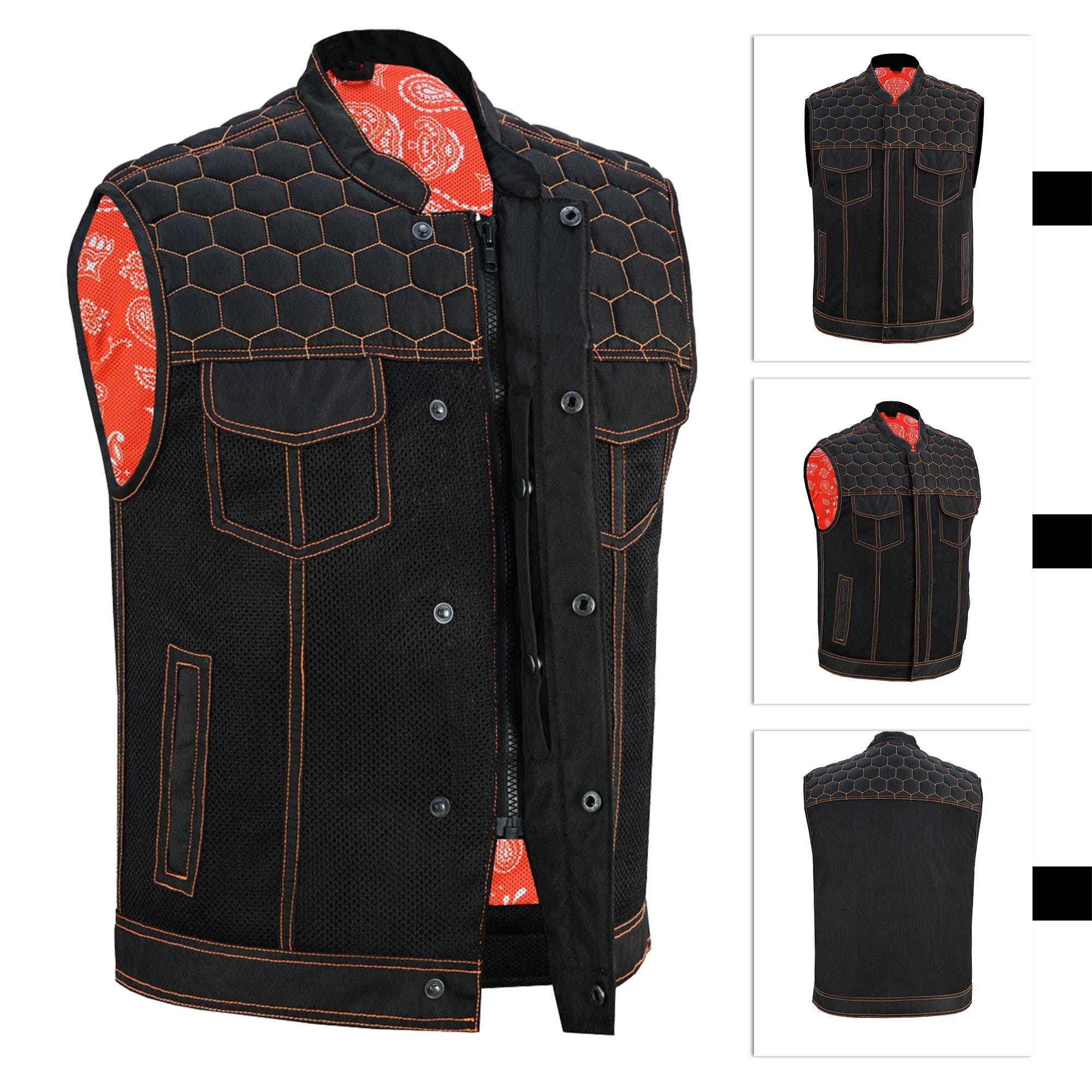 Vintage Black Denim Vest Men's Heavyweight Trucker Jean Vest | Classic Biker Sleeveless Top