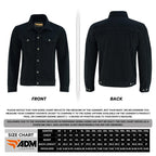 Men's Sherpa Lined Denim Jacket Classic Vintage Jean Coat | Warm Winter Streetwear